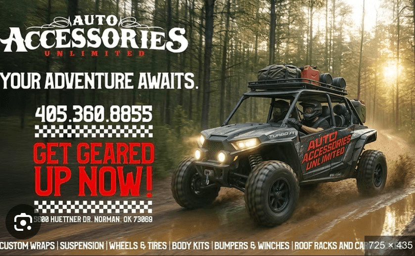 Auto Accessories Unlimited business background image